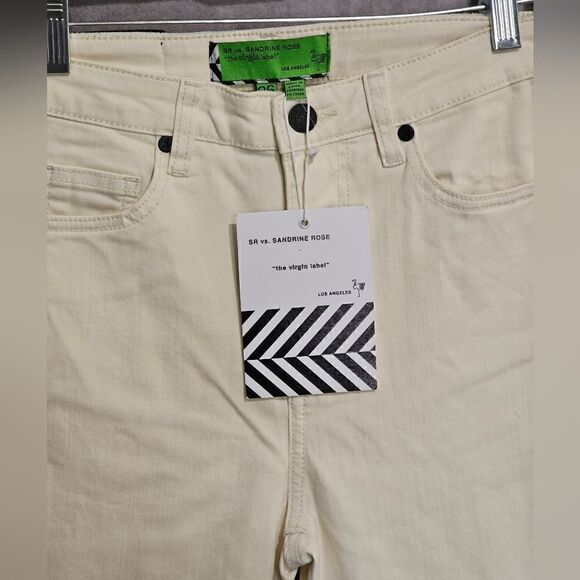 Sandrine Rose x Free People Fit and Flare Denim Jeans Size 26 OK - Picture 2 of 4